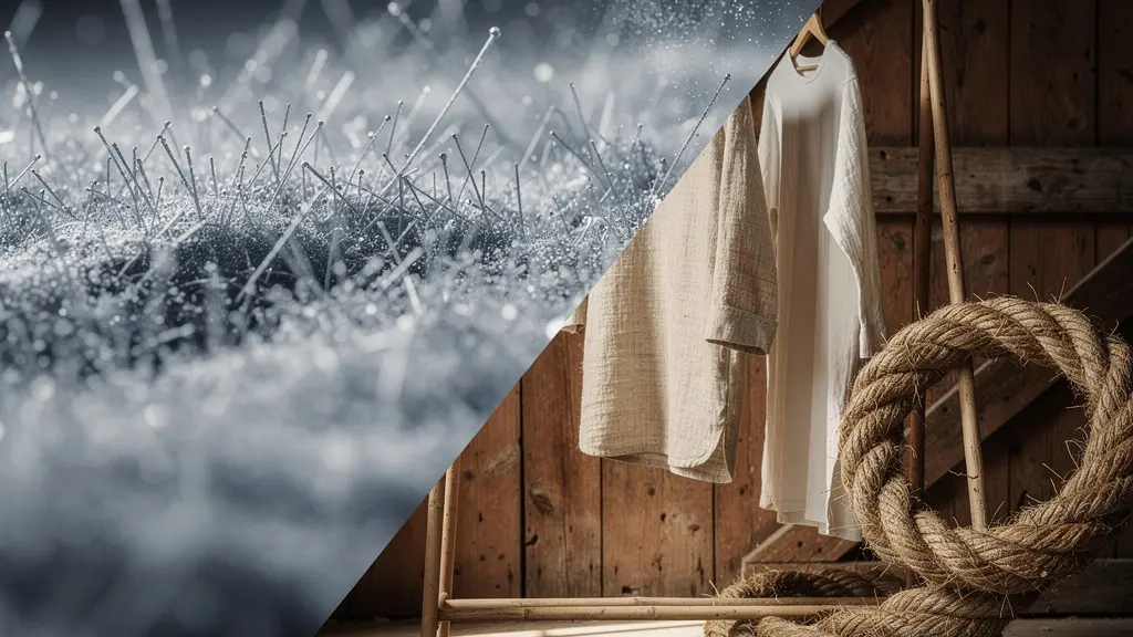 Vêtements en lin et chanvre naturels sans pollution microplastique