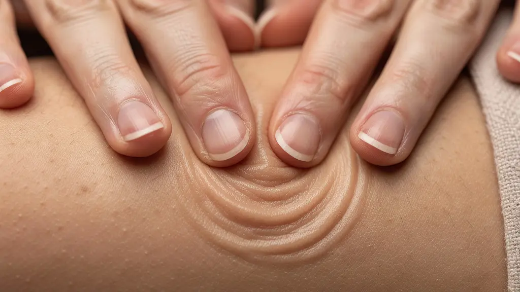 Démonstration de la technique de massage pour drainer un canal lactifère bouché